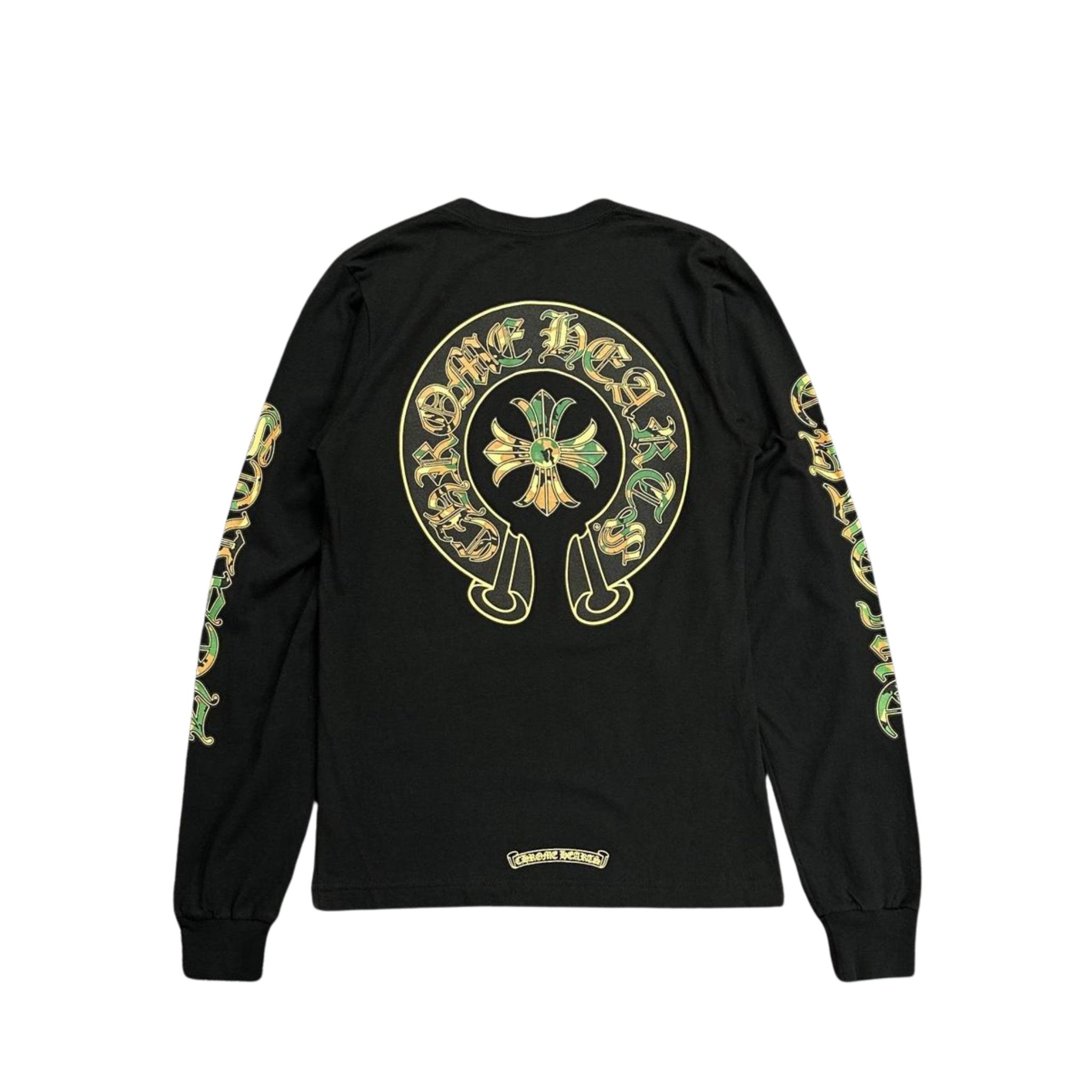 CH Camo Horseshoe Logo Long Sleeve T-Shirt Black