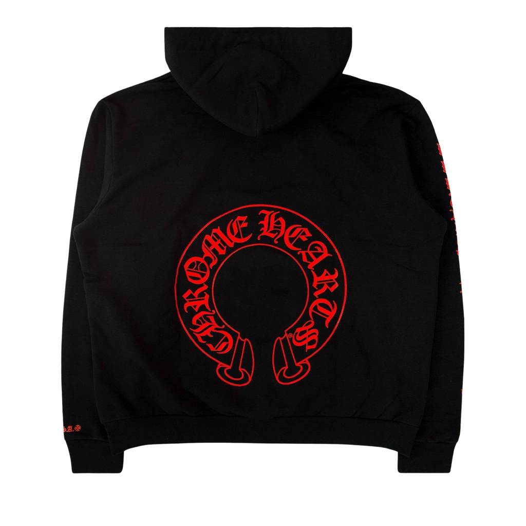 CH Web Exclusive Horse Shoe Hoodie Black/Red