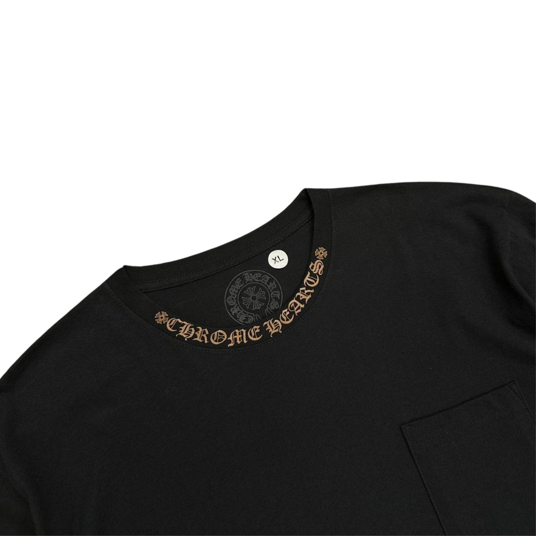 CH Fuck You Neck Logo Long Sleeve T-Shirt Black