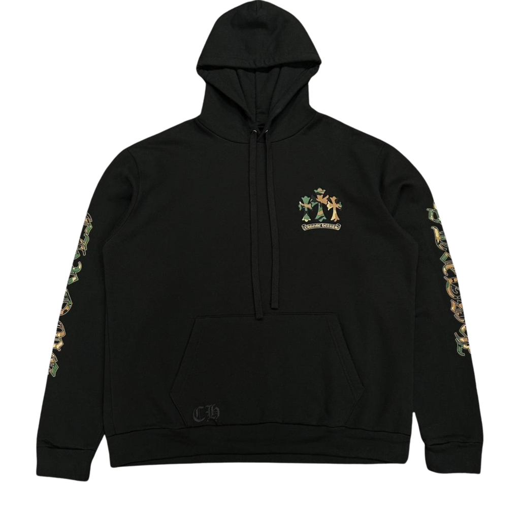 CH Camo Horsehoe Logo Hoodie Black
