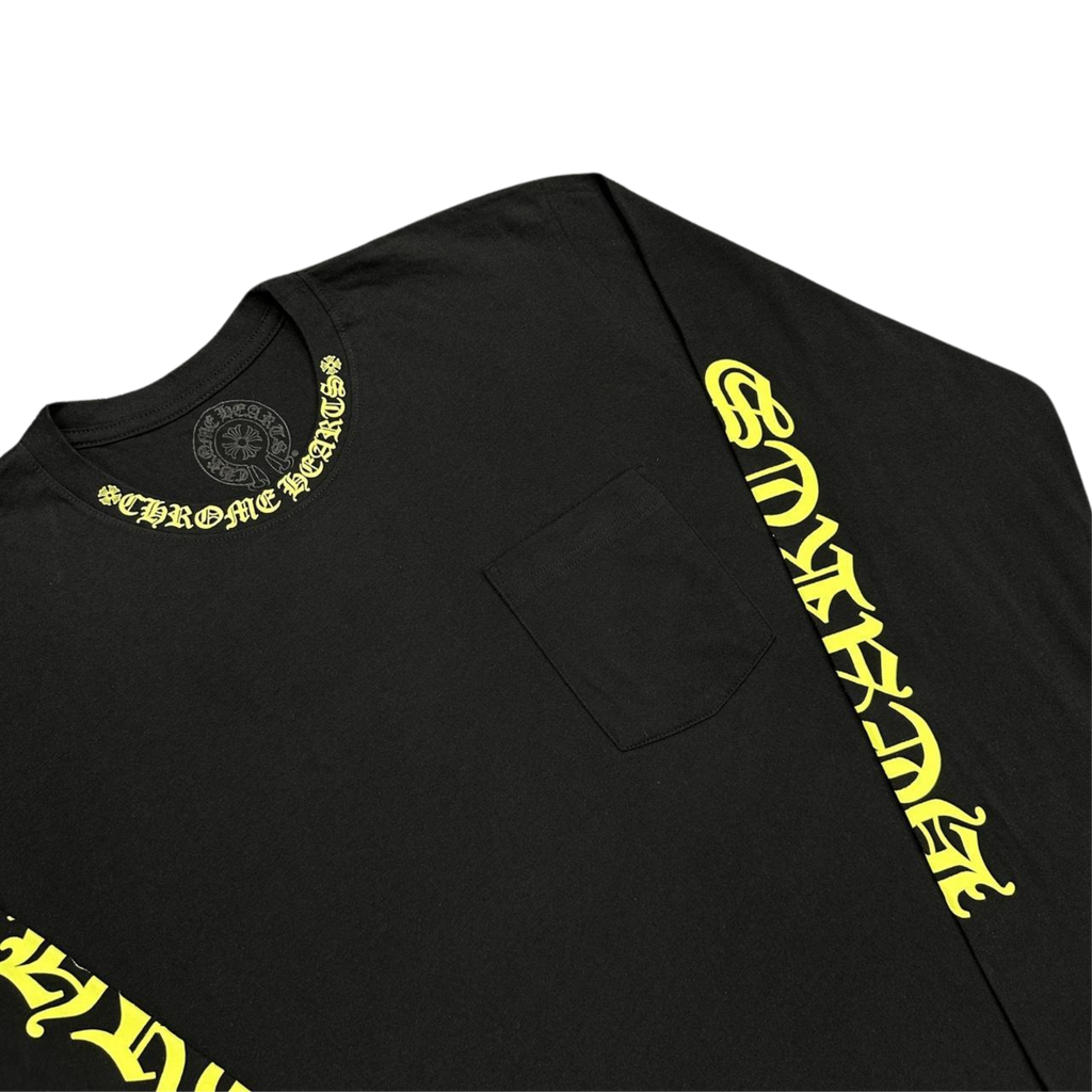 CH Neck Logo Long Sleeve T-Shirt Black