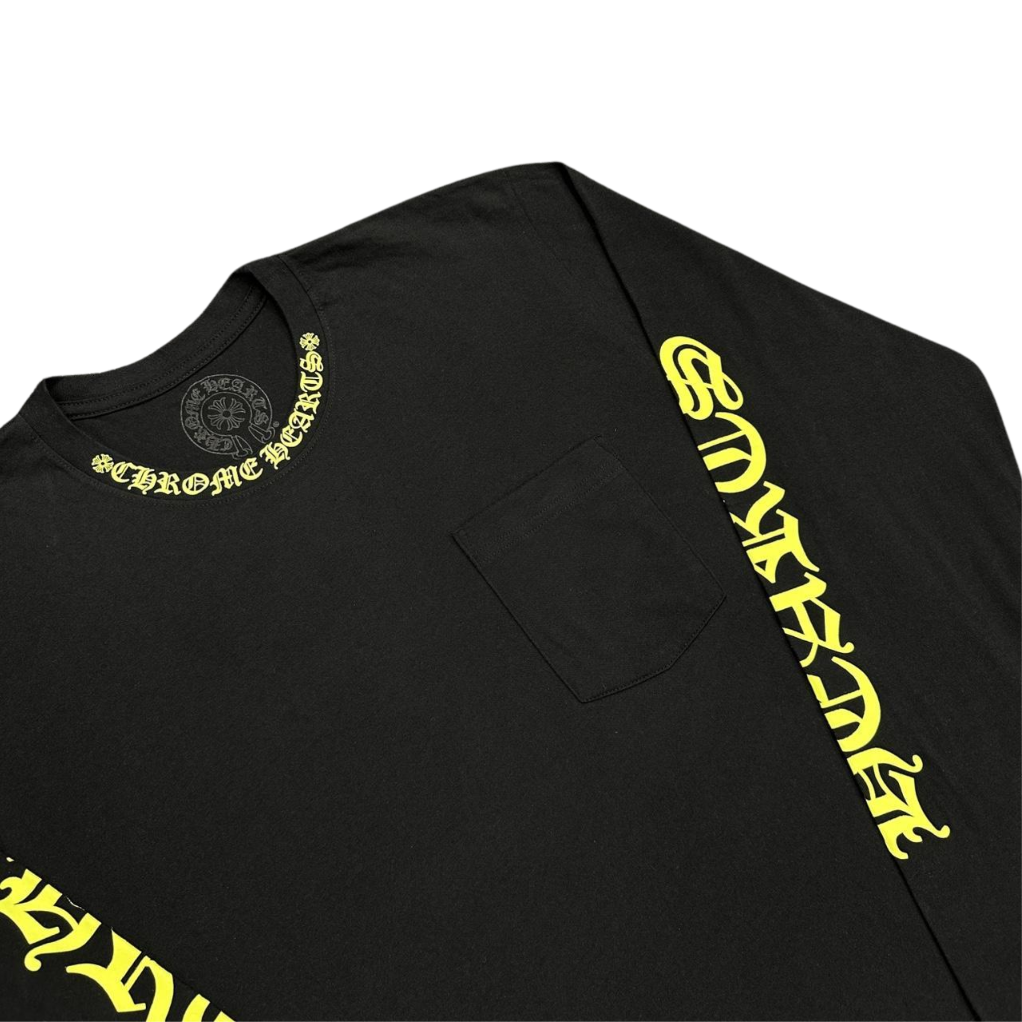 CH Neck Logo Long Sleeve T-Shirt Black