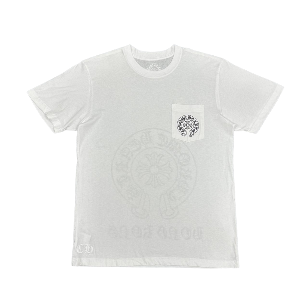 CH Hong Kong Exclusive Horseshoe Logo T-Shirt White
