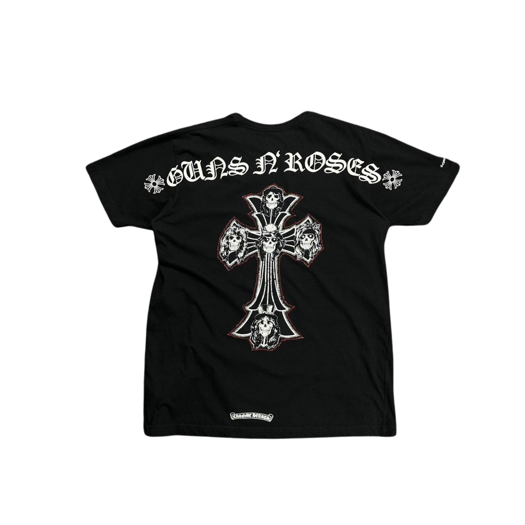 CH Guns N Roses Cross Spread Logo T-Shirt Black