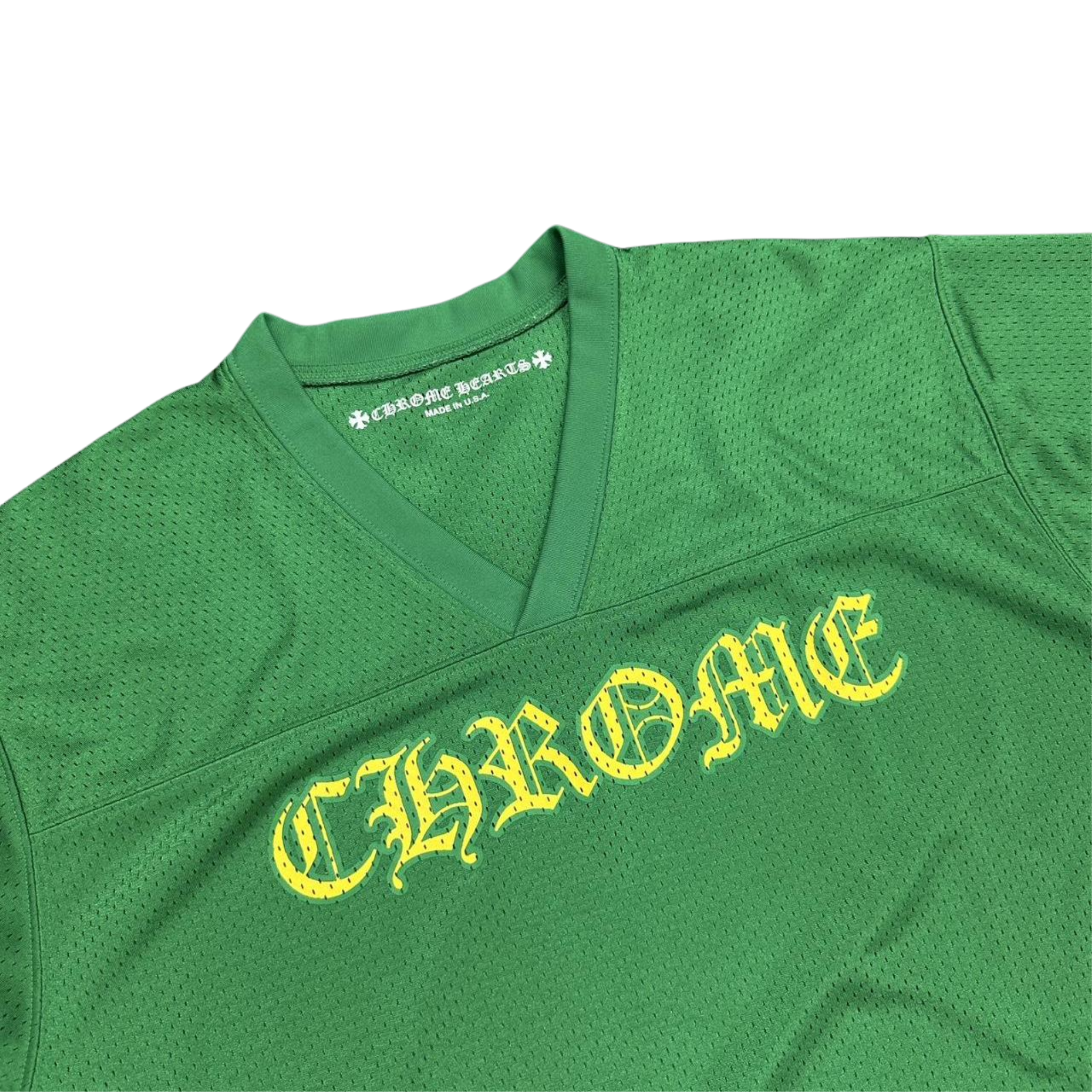 CH Men's Green and Yellow T-shirt