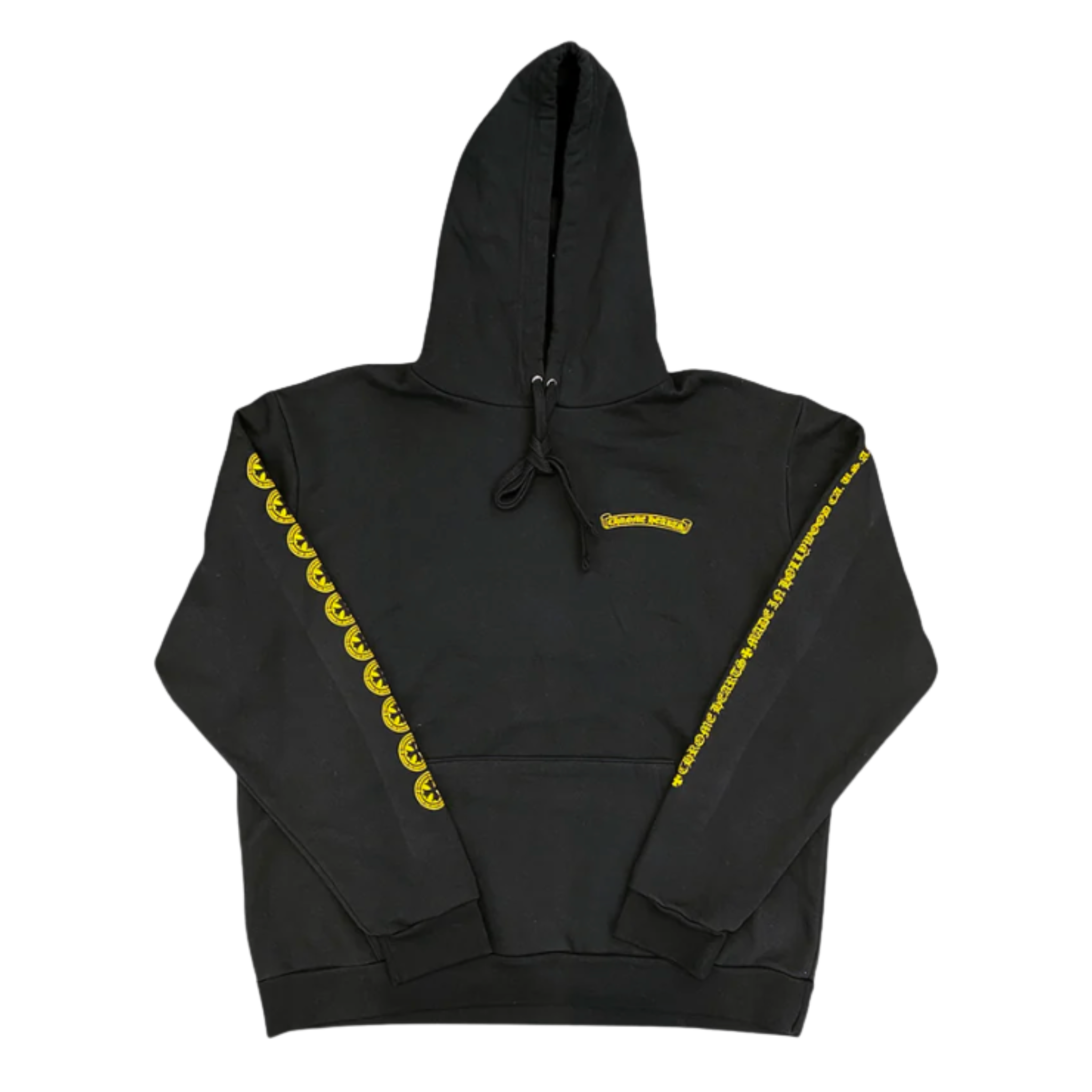 CH Plus Logo Pullover Hoodie Black/Yellow