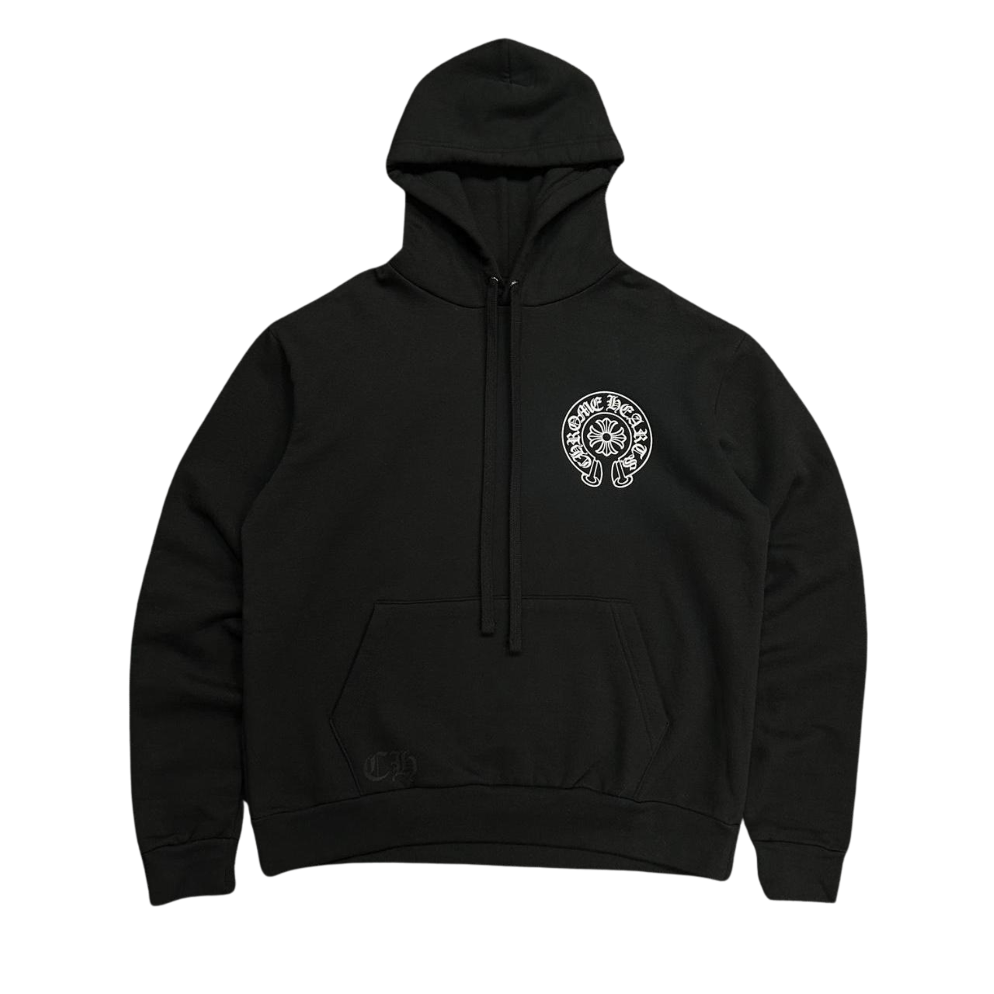 CH London Exclusive Horseshoe Logo Hoodie Black