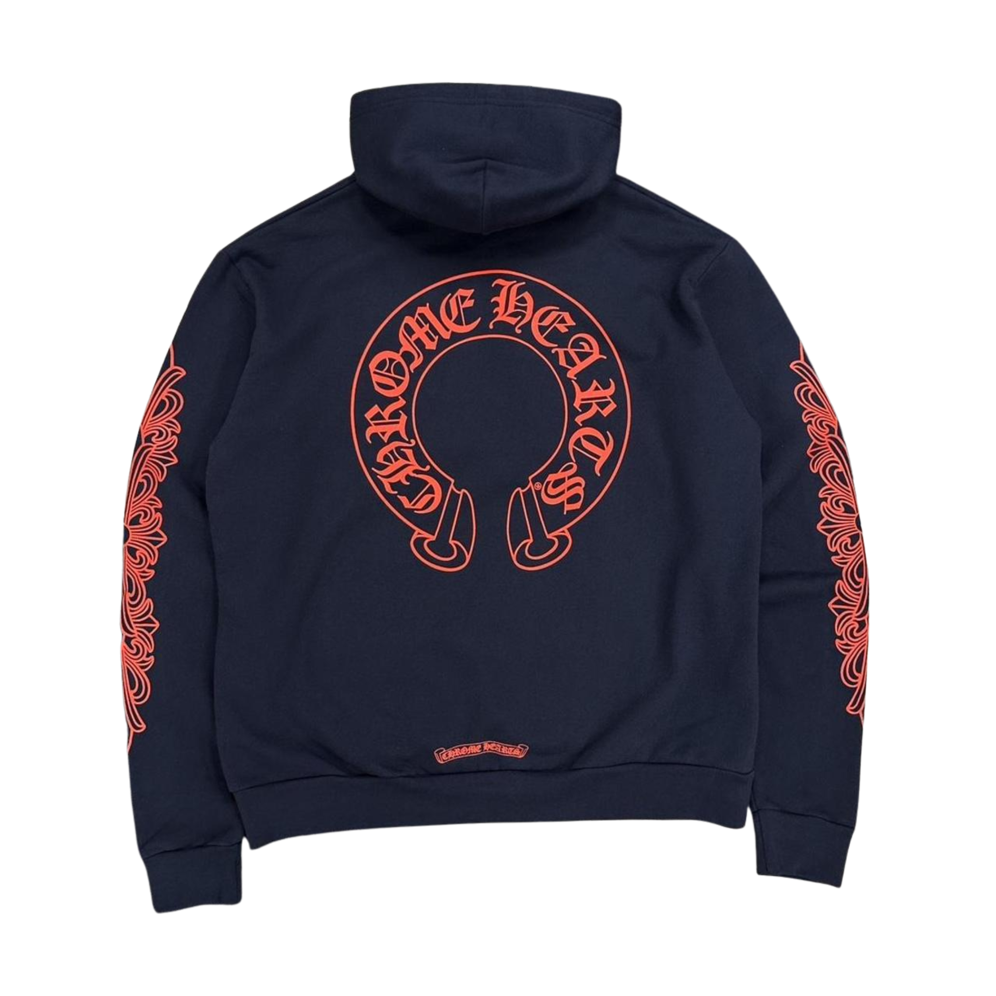 CH Red Horseshoe Logo Hoodie Navy