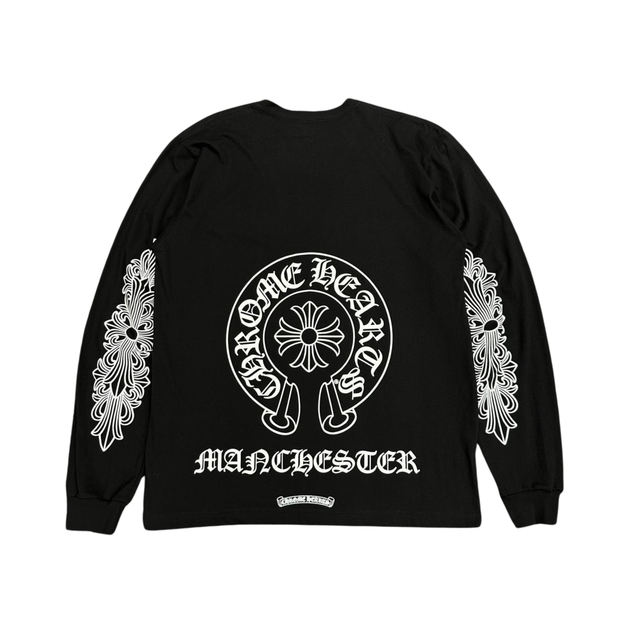 CH Manchester Exclusive Horseshoe Logo Long Sleeve T-Shirt Black