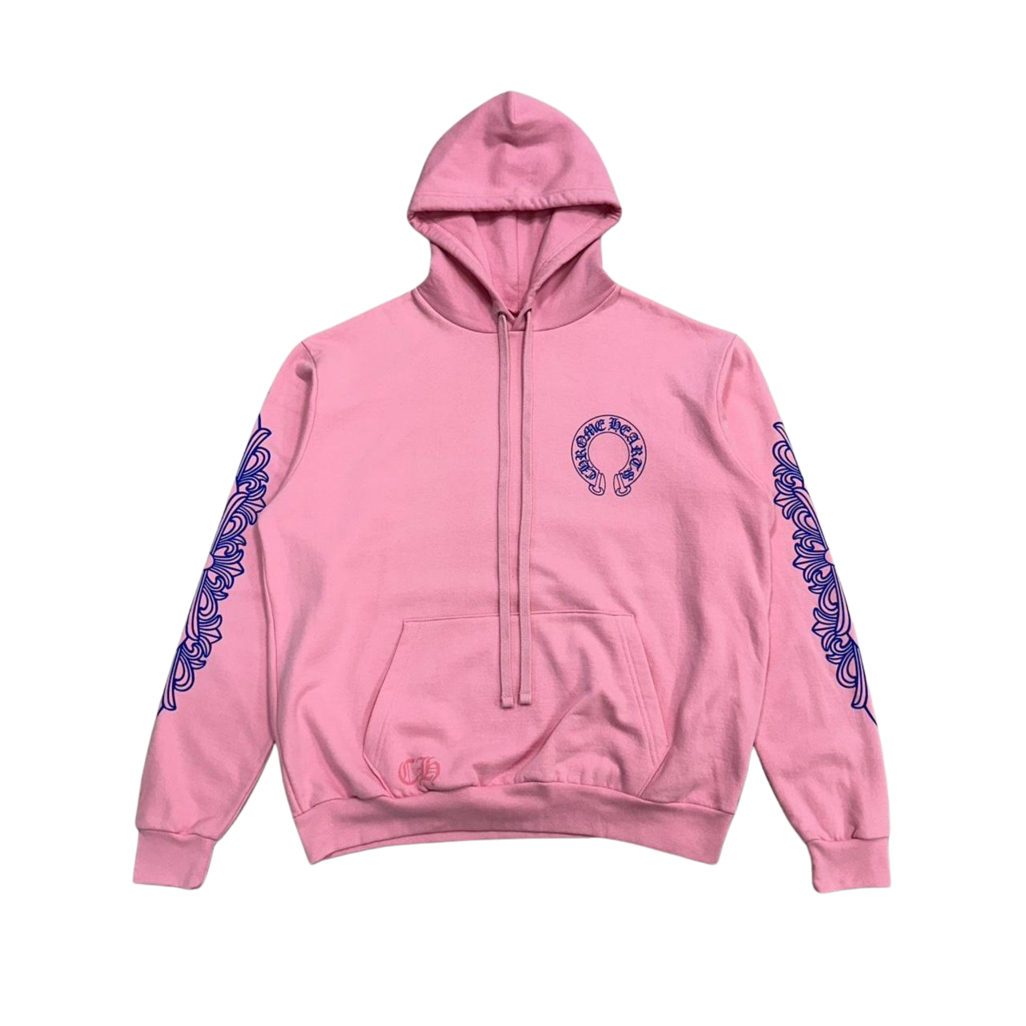 CH Floral Horseshoe Logo Hoodie Pink Blue