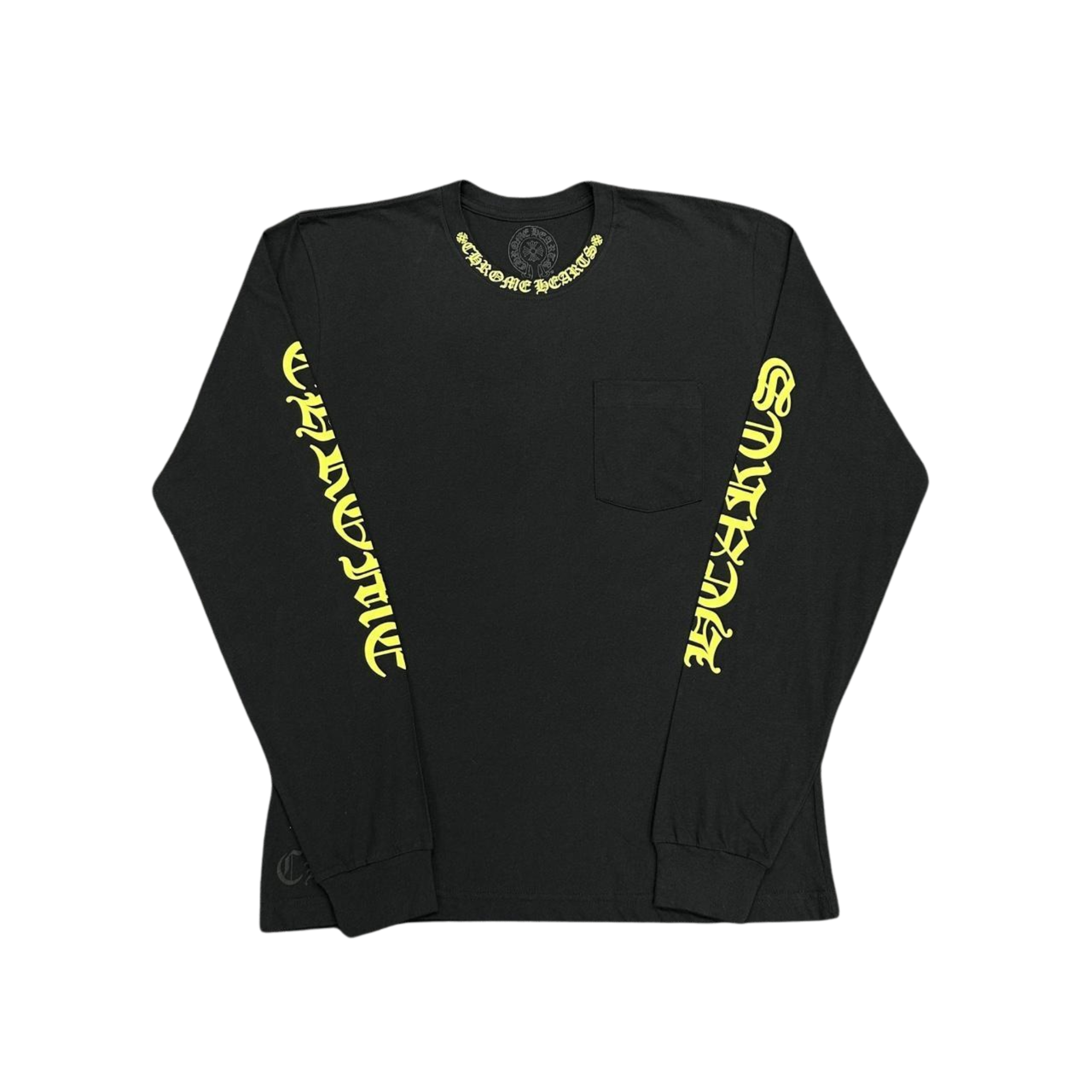 CH Neck Logo Long Sleeve T-Shirt Black
