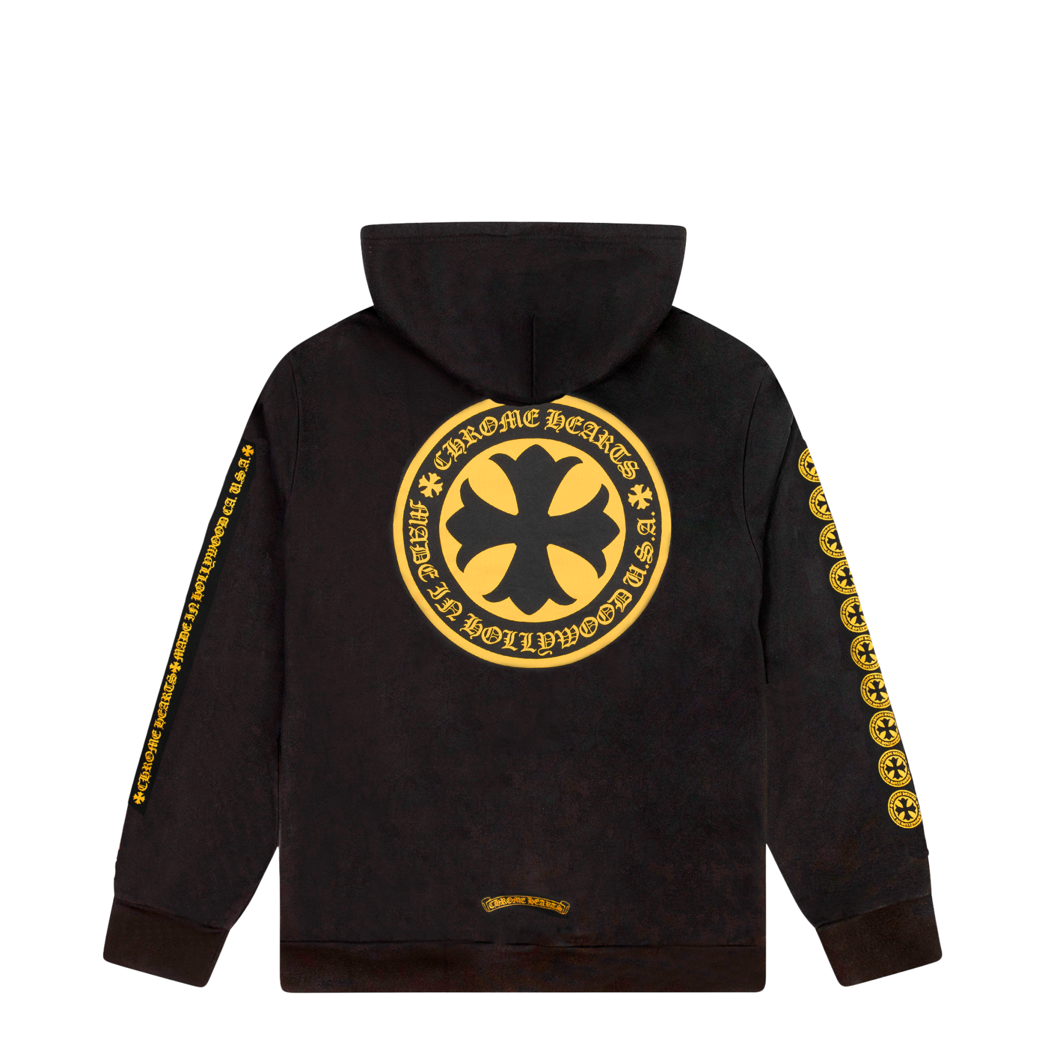 CH Plus Logo Pullover Hoodie Black/Yellow