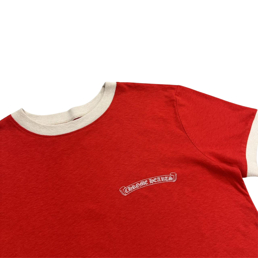 CH Women's Roller Skate T-Shirt Red Cream