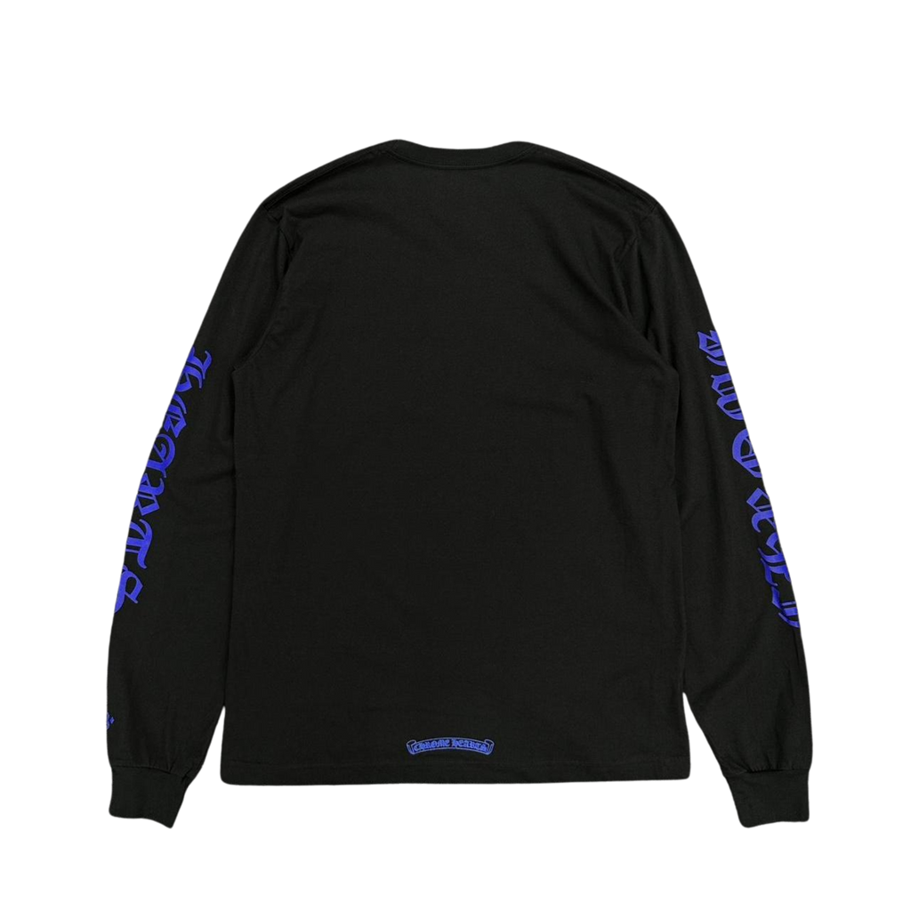 CH 1988 Neck Logo Long Sleeve T-shirt Black/Blue