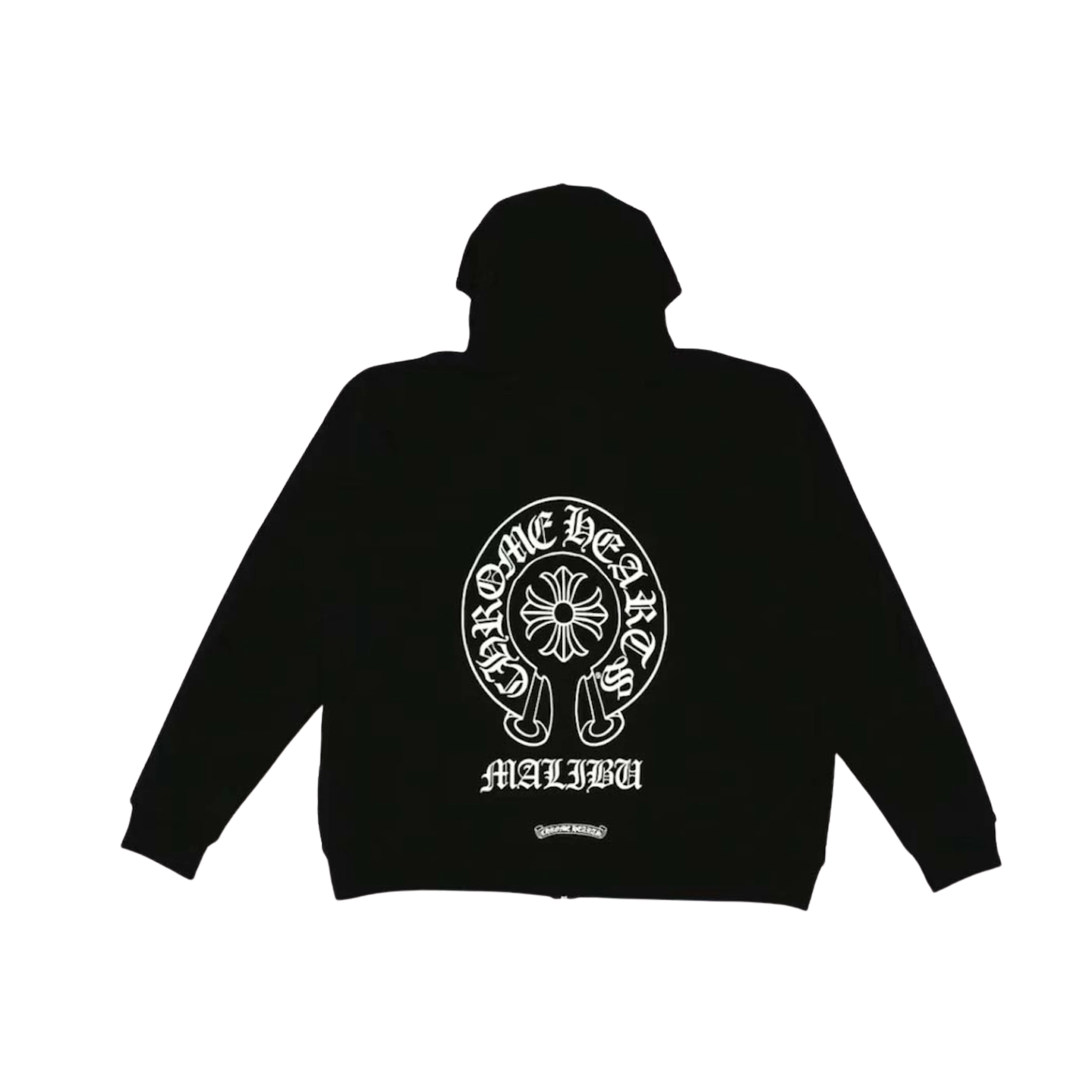 CH Malibu Exclusive Horseshoe Zip-Up Hoodie (Sleeveless Design) Black
