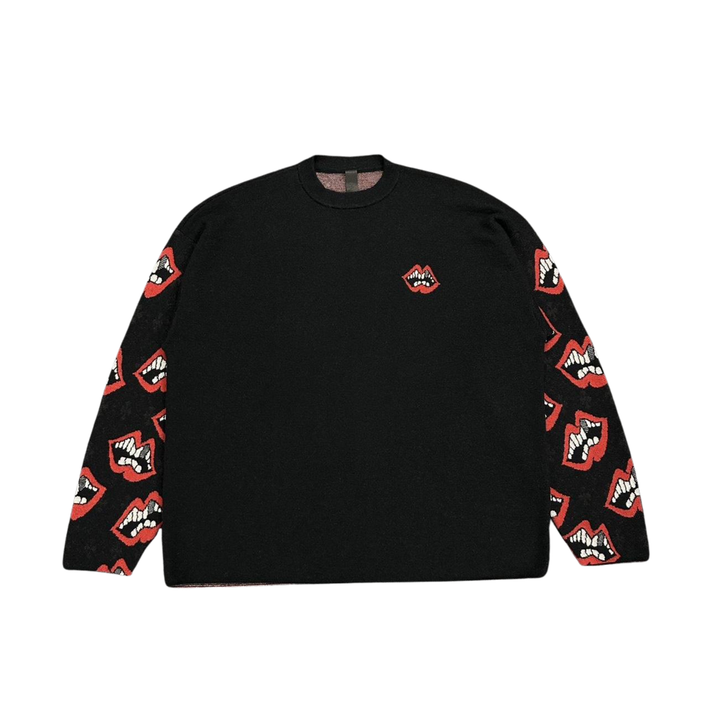 CH Men's Black and Red Sweatshirt