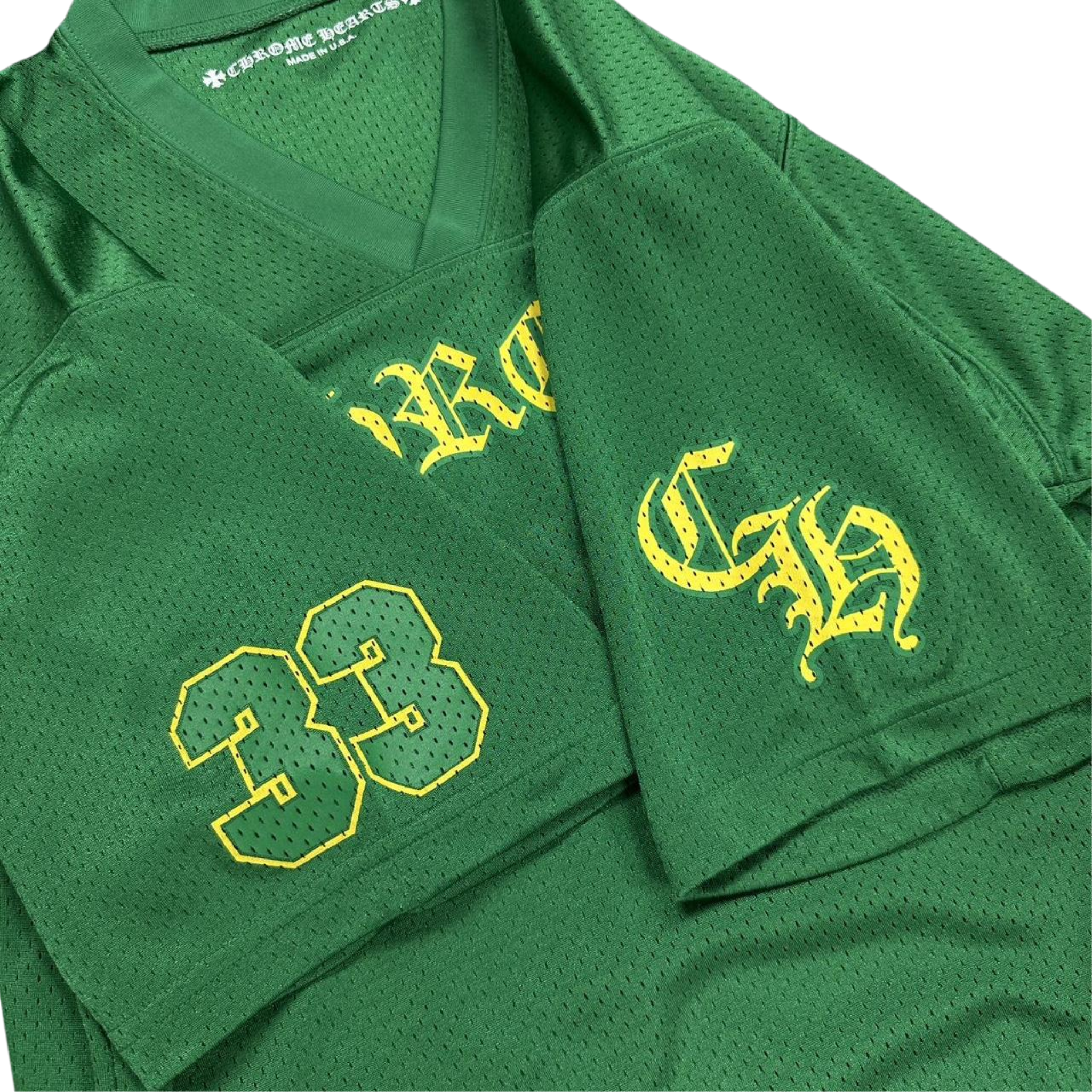 CH Men's Green and Yellow T-shirt