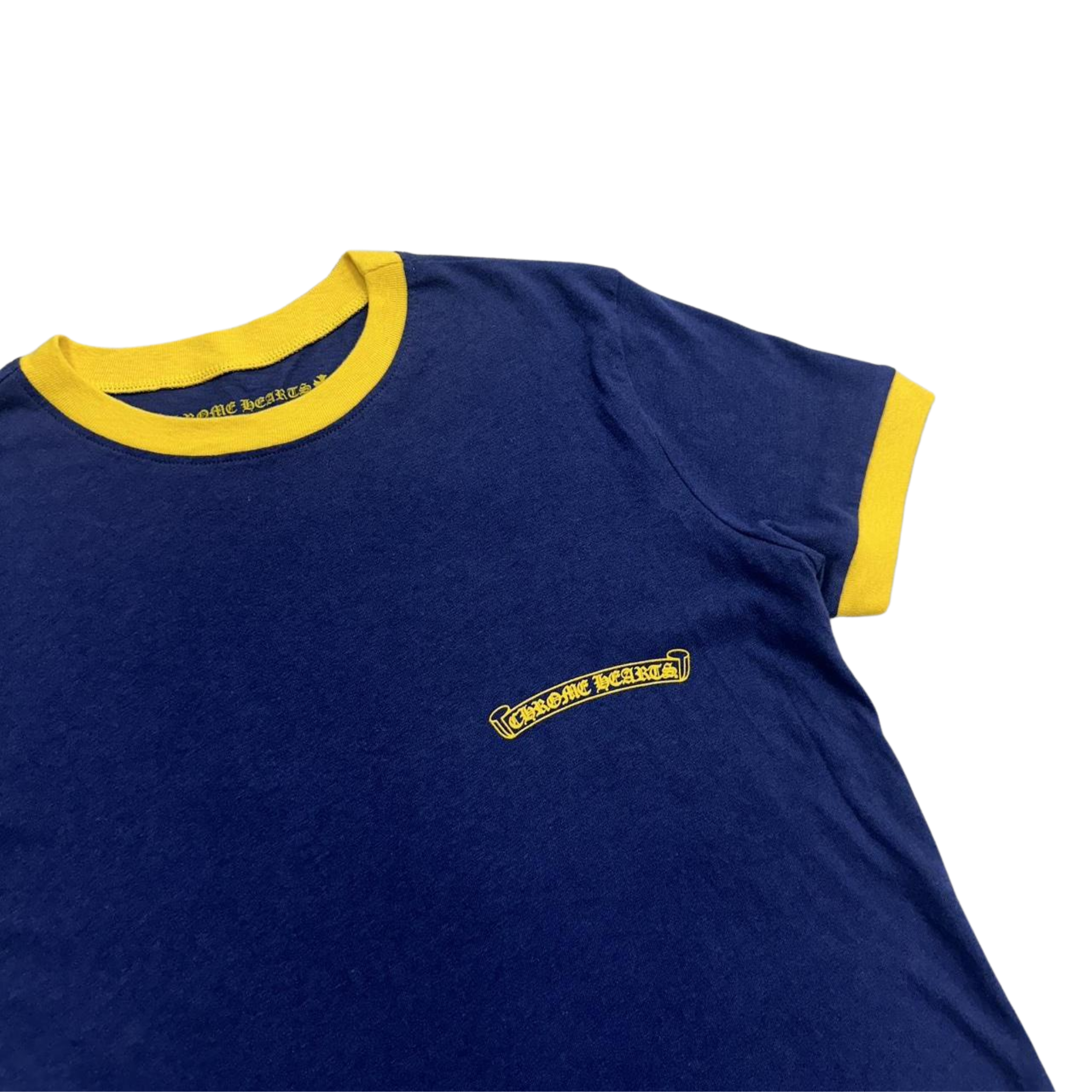 CH Women's Roller Skate T-Shirt Navy Blue Yellow