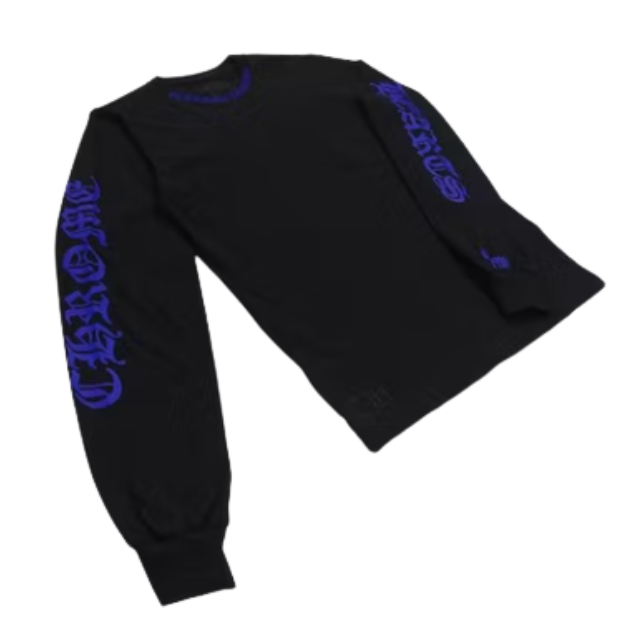CH 1988 Neck Logo Long Sleeve T-shirt Black/Blue