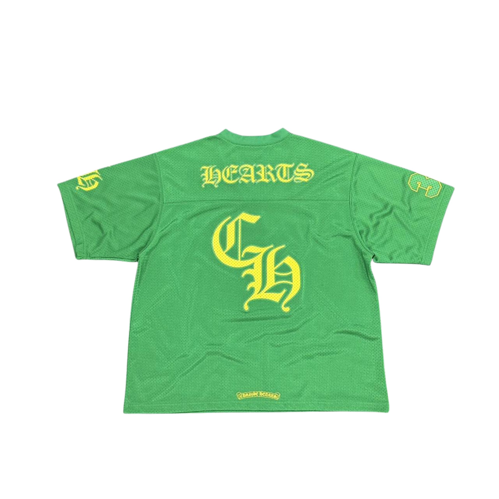 CH Men's Green and Yellow T-shirt