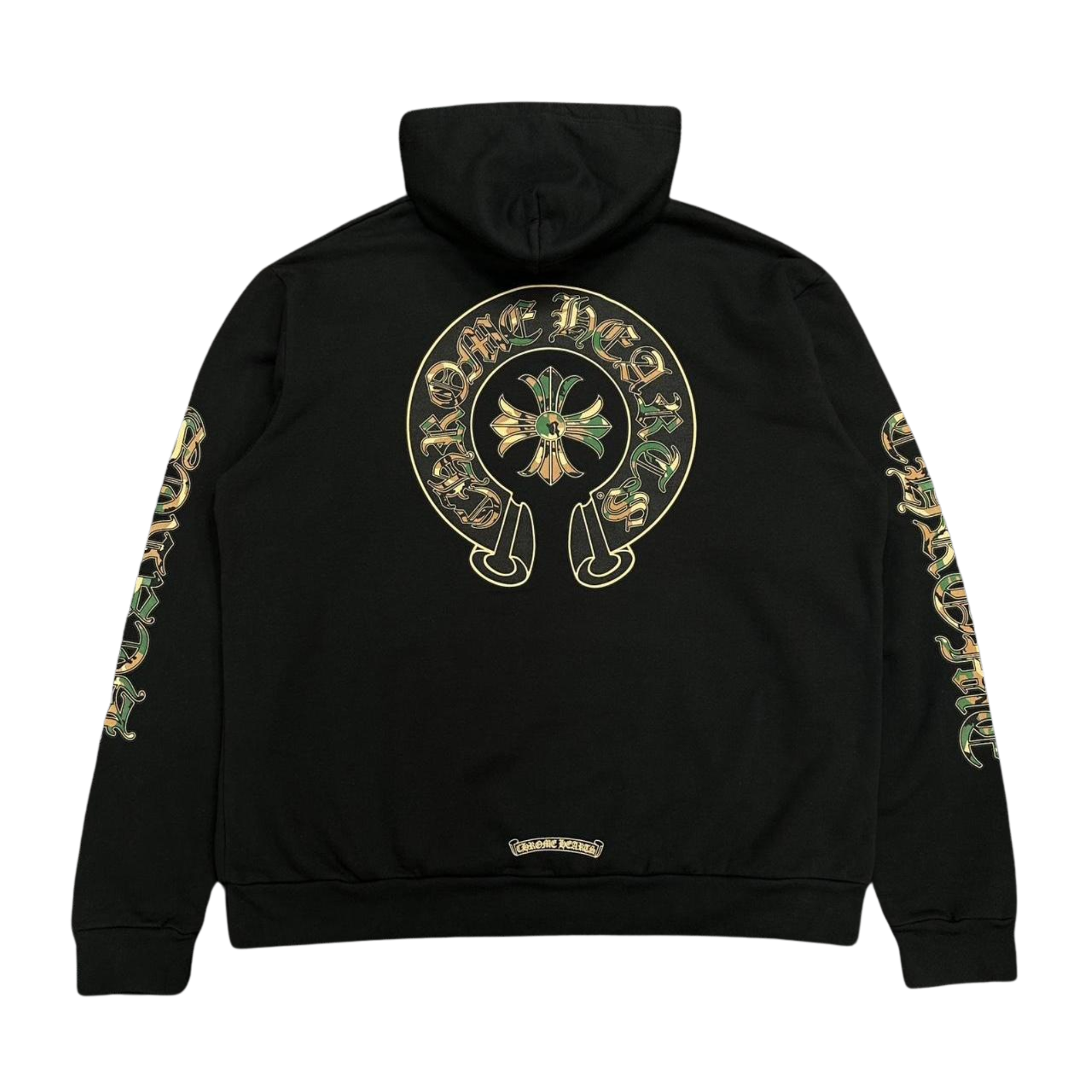 CH Camo Horsehoe Logo Hoodie Black