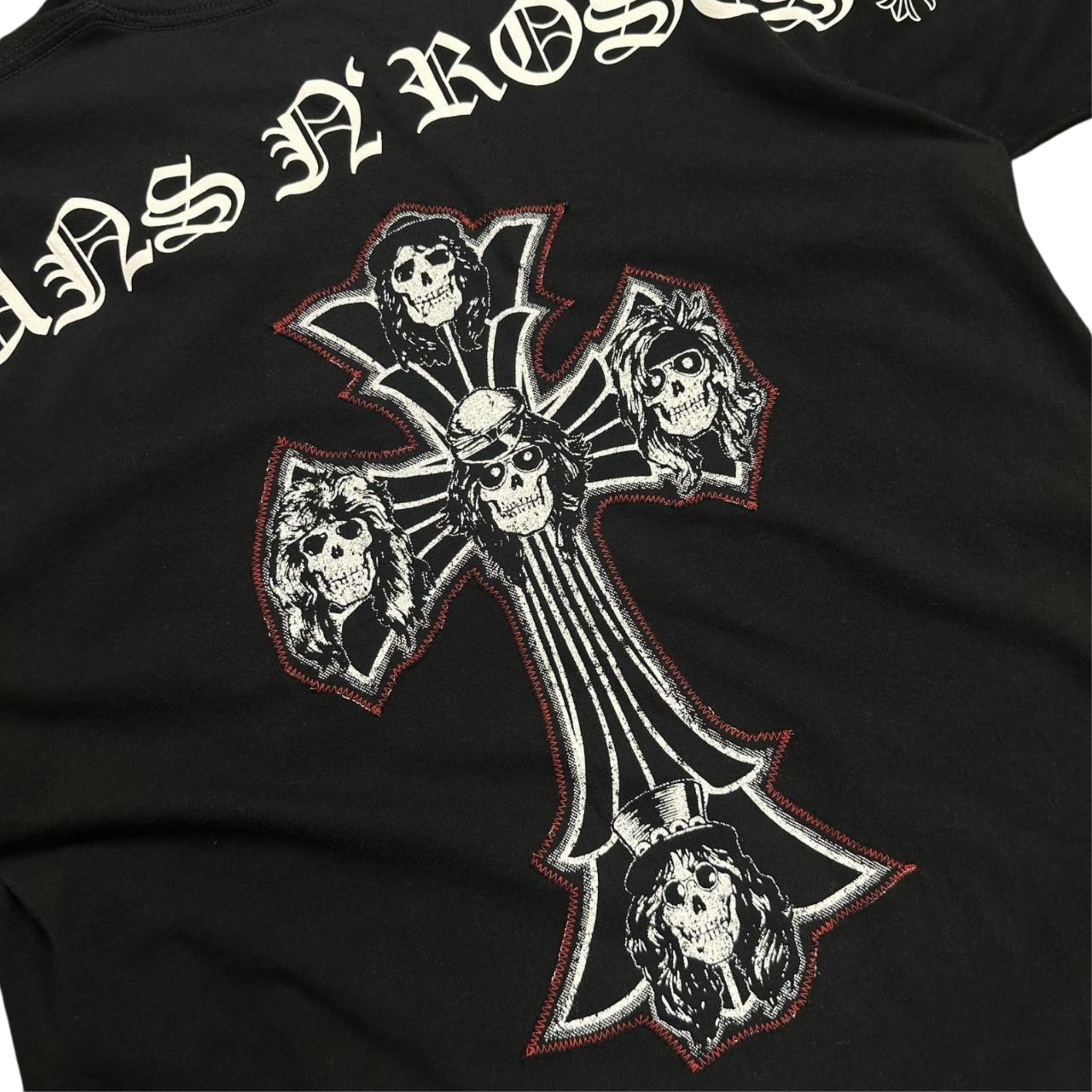 CH Guns N Roses Cross Spread Logo T-Shirt Black