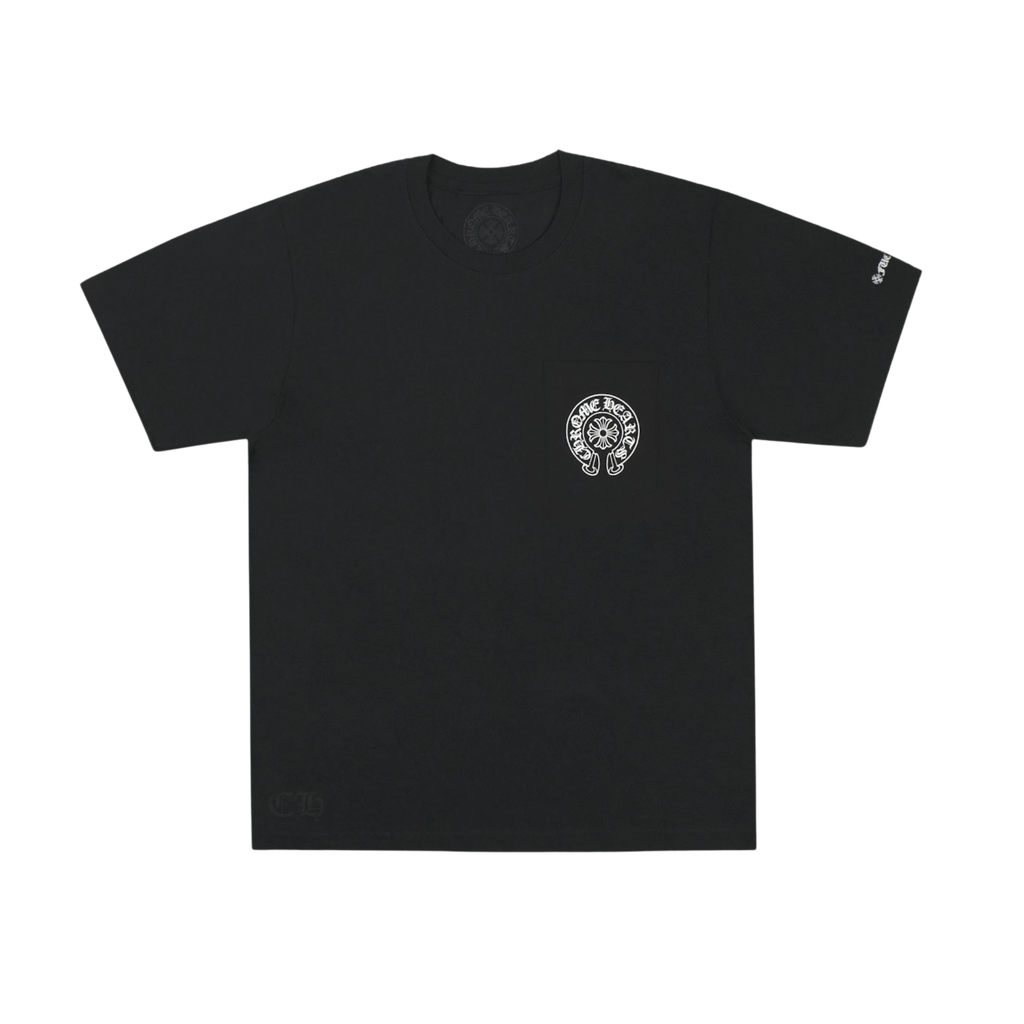CH Horse Shoe Logo Pocket T-Shirt Black