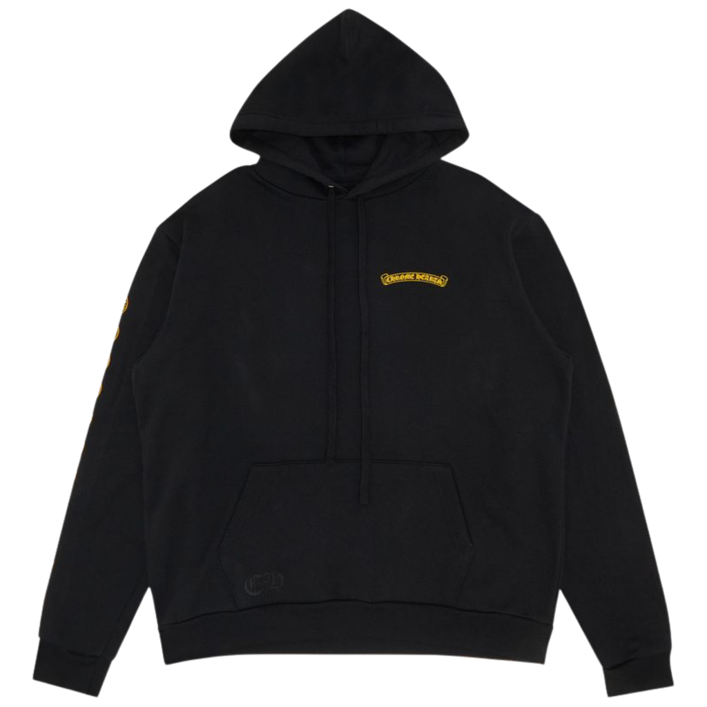 CH Plus Logo Pullover Hoodie Black/Yellow