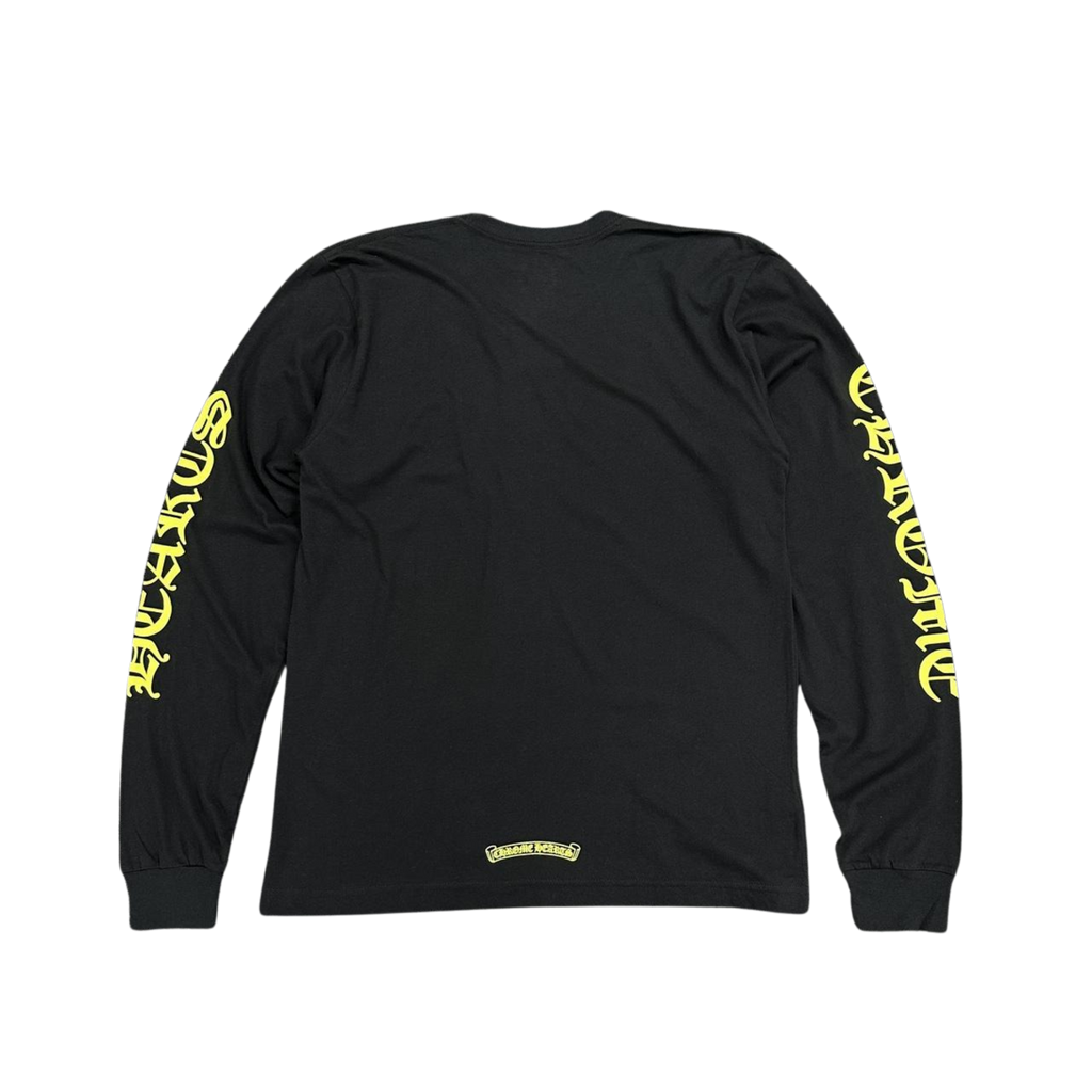 CH Neck Logo Long Sleeve T-Shirt Black