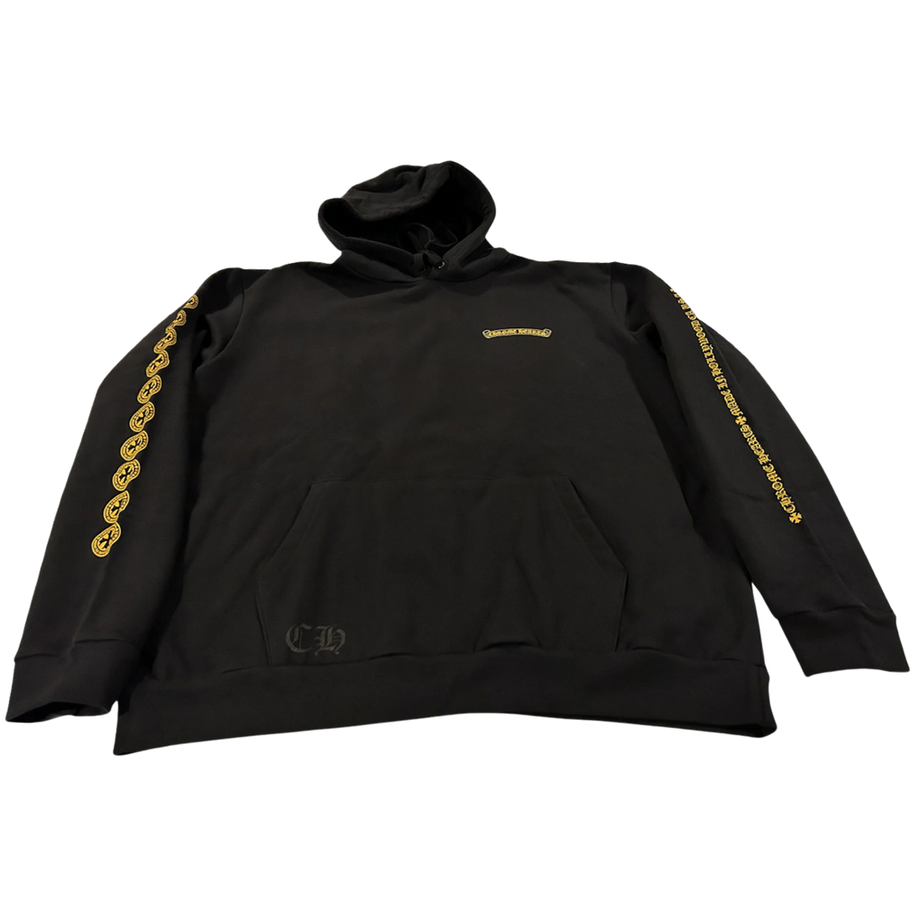 CH Plus Logo Pullover Hoodie Black/Yellow