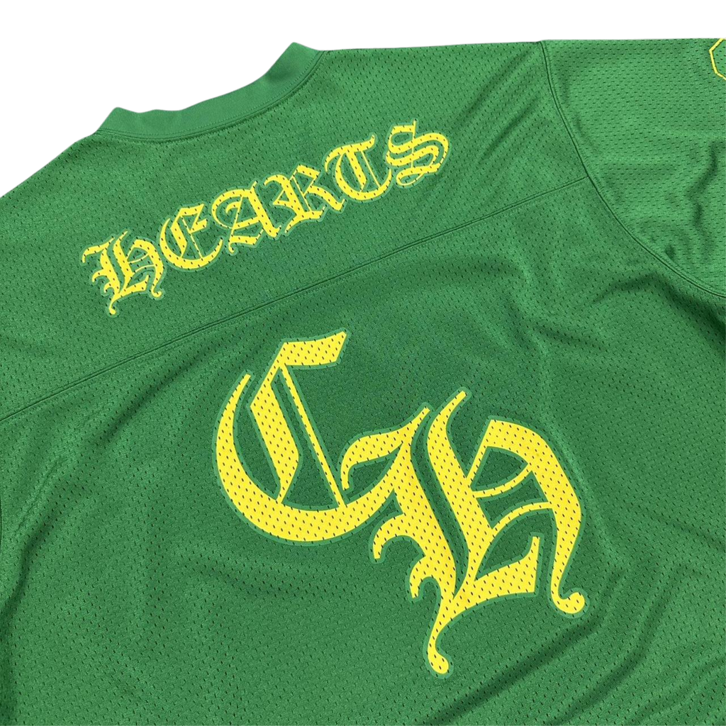 CH Men's Green and Yellow T-shirt