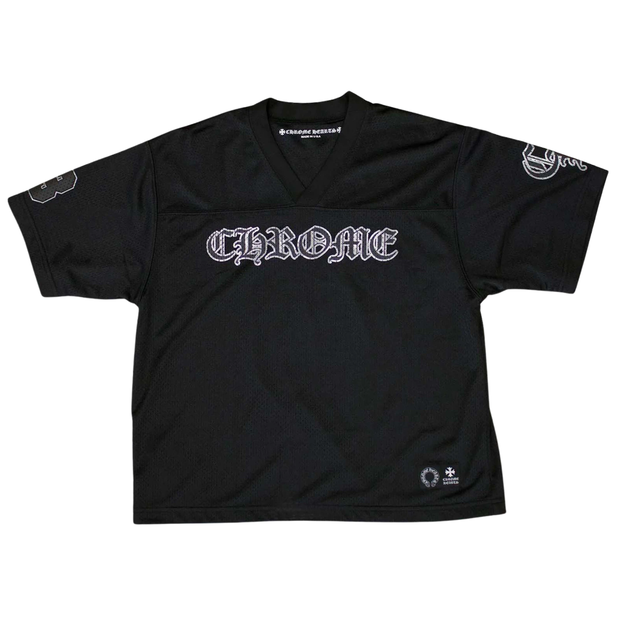 CH Mesh Stadium Football Jersey Black