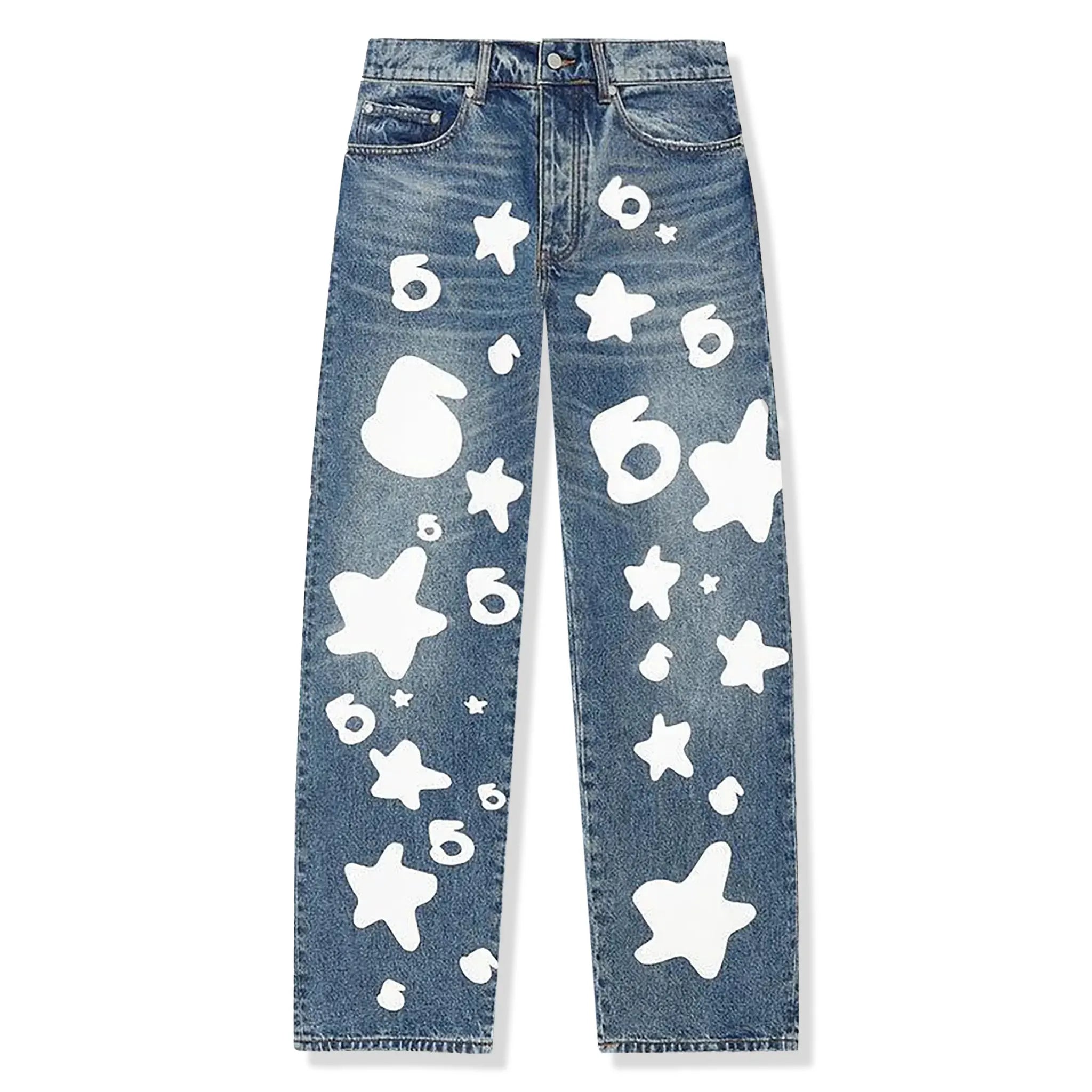 S5R Beluga Light Wash Denim Jeans